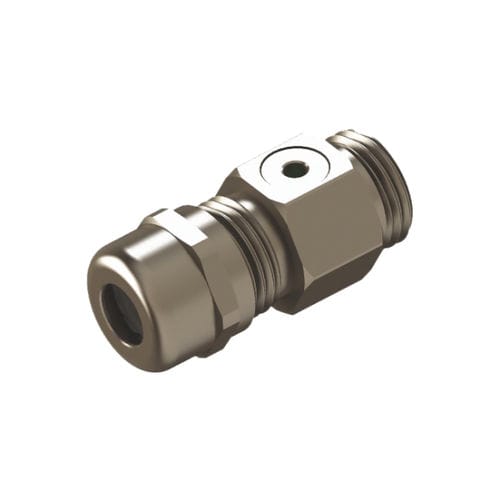 Nickel-plated brass cable gland - MBM2VG16E0 - MOREK - IP68 / threaded / strain relief