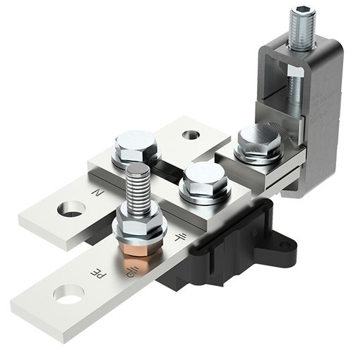 Panel-mount terminal block - MAJ5240S10 - MOREK - screw connection / test and disconnect / grounding