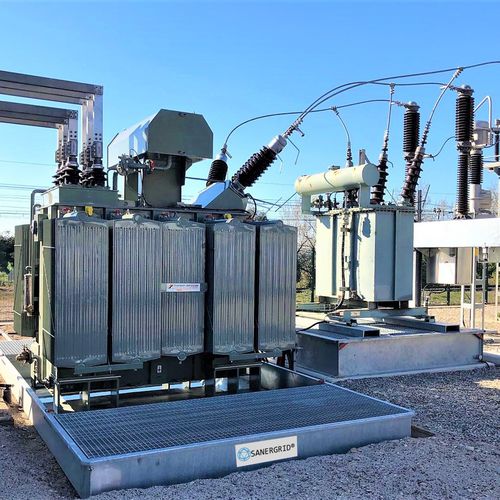 Transformer containment bund TRT® SANERGRID galvanized steel / rigid