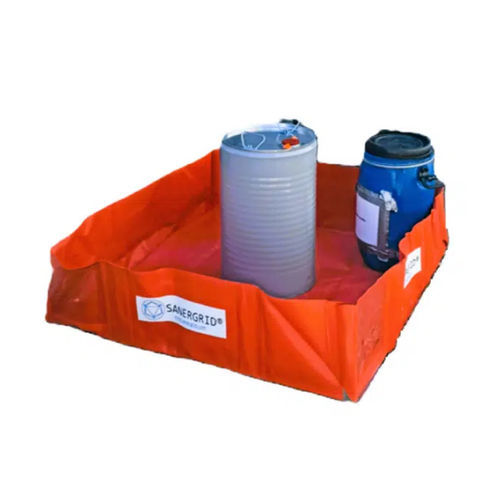 PVC containment bund - TRFLEX® SUPER ECO - Groupe SANERGRID - polyester / galvanized / flexible
