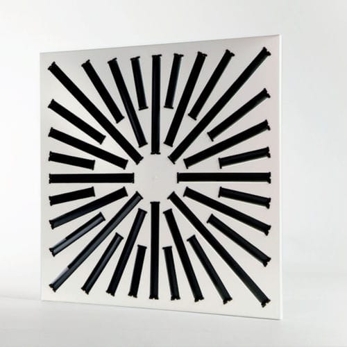 Circular air diffuser - DAM31 series - TECNICA - panel / induction / plastic