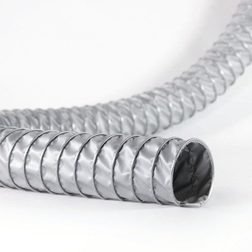 Exhaust gas hose TERMOCLIP Silicon Tecnica srl galvanized steel / fabric / suction