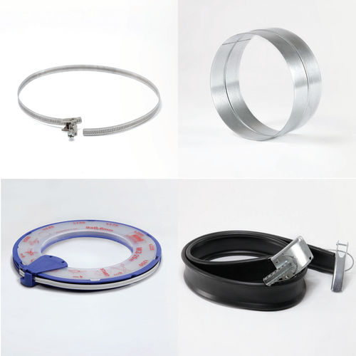 Steel hose clamp - TECNICA - screw / flexible