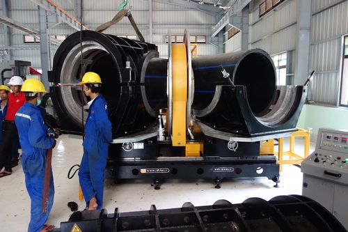 Butt welding machine - POLYWORKSHOP 1200 - Worldpoly Pty Ltd - PLC-controlled / CNC