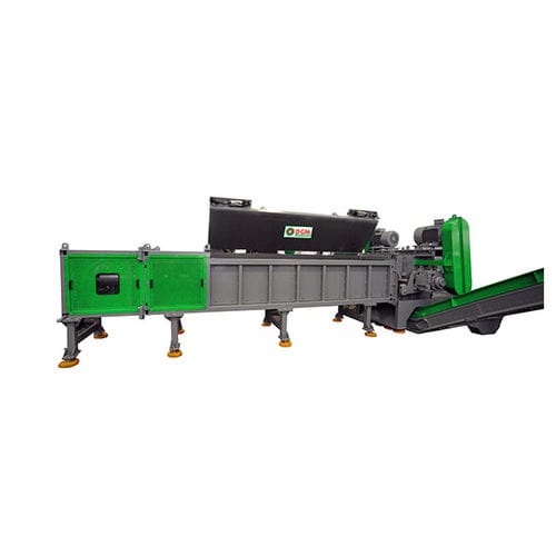 Single shaft shredder - DGR - DGM recycling system - paper / plastic / for pipes
