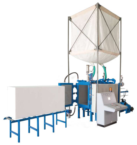 Single station molding machine - MQB - EIDCO - EPS block / vertical / horizontal