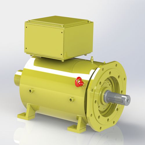 Asynchronous motor - FLUID AX 200C - COMER S.r.l. - AC / IP54 / for machine tools