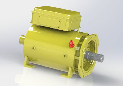 Asynchronous motor - FLUID AX 250K/KC - COMER S.r.l. - AC / IP54 / for machine tools