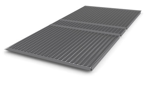 Shelving grating - Inlaid between supports Grating for Double Shelves - Meiser