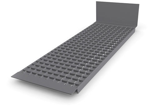 Shelf grating - Inlaid between supports shelf grating - Meiser - for shelving