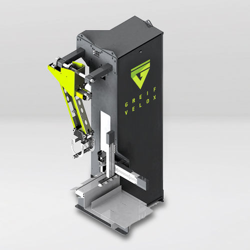 Valve bag automatic placer VALVOMAT GREIFVELOX Maschinenfabrik GmbH