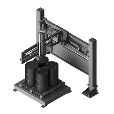 Pallet drum filling station - K-DOS - GREIF-VELOX Maschinenfabrik GmbH - semi-automatic / IBC / for food