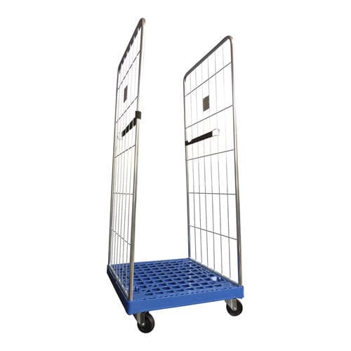 Shelf roll container - ROLL0020 - Italiana Contenitori Srl - metal / with plastic base