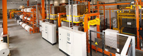 Automatic complete packaging line - MSK - for paper / carton / floor-standing