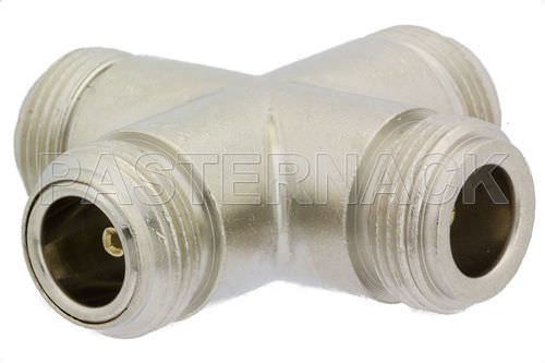 N adapter - Type N Adapter RF Series - Pasternack Enterprises, Inc. - female / QMA / SMC