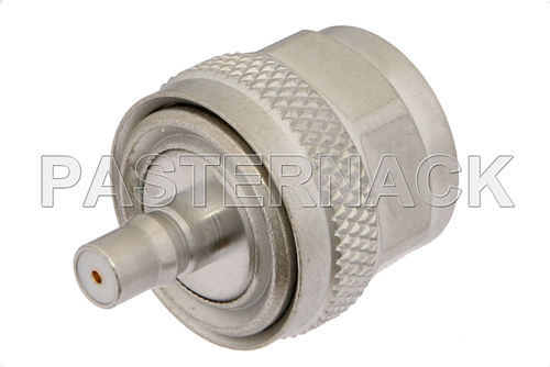 Female adapter - QMA Adapter RF Series - Pasternack Enterprises, Inc. - male / SMA / N