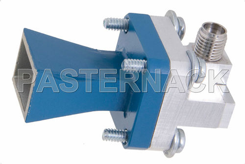 Horn antenna - WR-62  - Pasternack Enterprises, Inc. - with adapter / waveguide