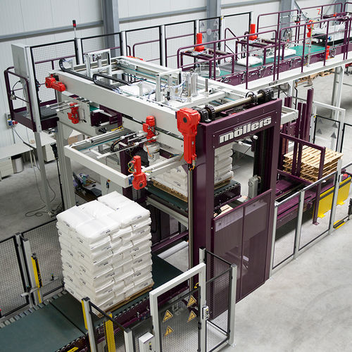 Layer palletizer - PLS-C Series - Möllers - bag / for chemicals / food