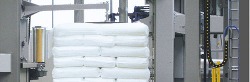 Vertical stretch wrapping machine - WSA - Möllers - fully-automatic / semi-automatic / bag