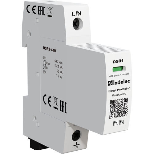 Type 2 surge arrester - DSR1-440 - Indelec - type 1 / for power supplies / telecommunications