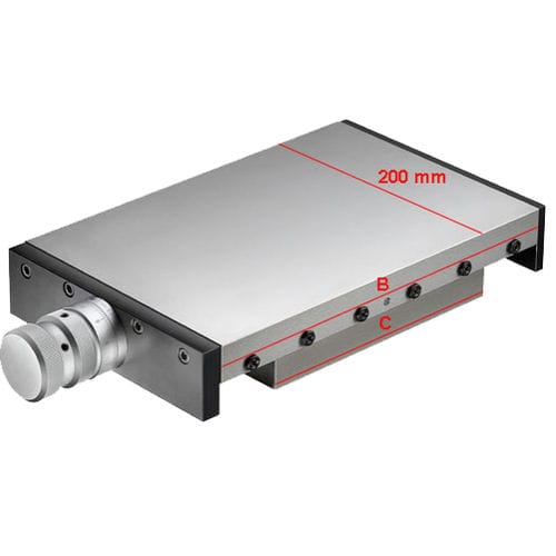 Linear positioning table - 200 series - GIROUD Mécanique de Précision - manual / 1-axis / precision