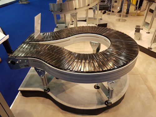 Belt conveyor - AmbaVeyor - AmbaFlex Spiral Conveyor Solutions - roller / horizontal / curved