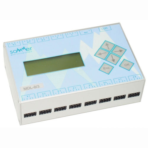 Air velocity data-logger - MDL 4/1  - SOMMER Messtechnik GmbH - GSM/GPRS / RS-232 / with LCD display