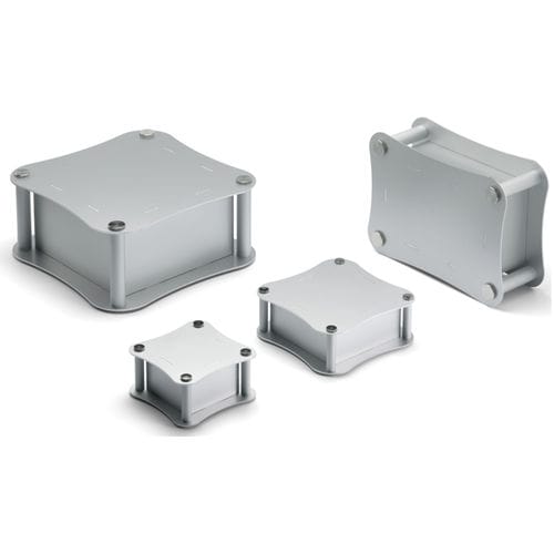 Design enclosure - ALR series - TAKACHI Electronics Enclosure Co., Ltd. - desktop / rectangular / anodized aluminum