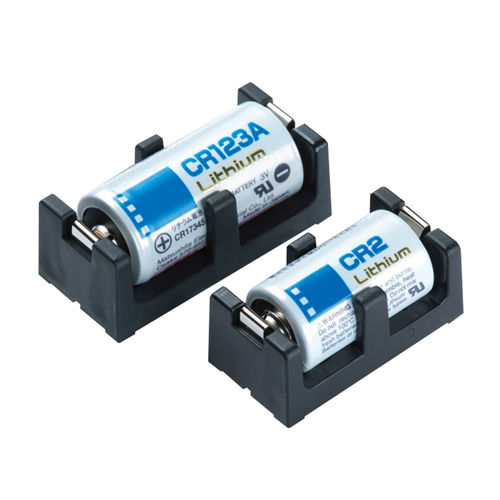 Lithium battery battery holder - CR2, CR123A series - TAKACHI Electronics Enclosure Co., Ltd.