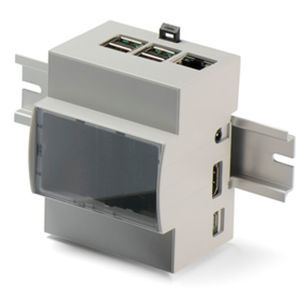 DIN rail enclosure - RPD-4 series - TAKACHI Electronics Enclosure Co., Ltd. - rectangular / flat design / Raspberry Pi