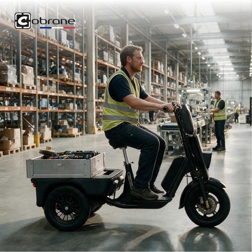 Cargo tricycle - A1 - COBRANE DESIGN - electric / handling