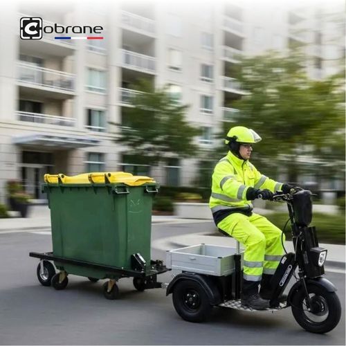 Cargo tricycle - U2 - COBRANE DESIGN - electric / handling / towing