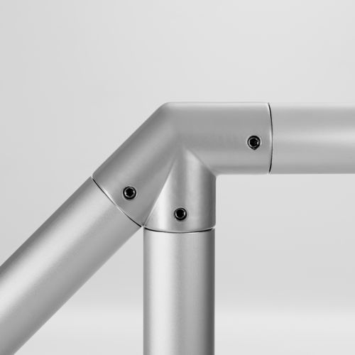 T tube connector BR10 Ernst Brinck & Co. GmbH aluminum / screwin