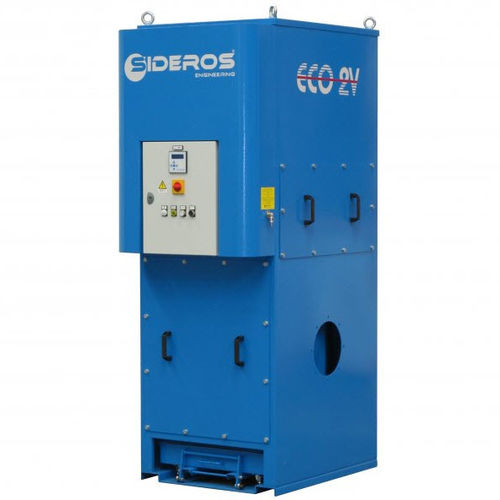 Cartridge dust collector - Eco2v - SIDEROS Engineering - reverse air cleaning / compact / self-cleaning