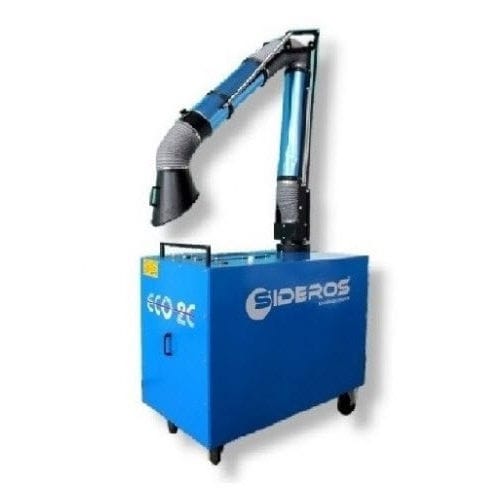 Portable dust collector - ECO 2C - SIDEROS Engineering - activated carbon / reverse air cleaning / compact