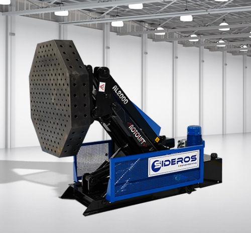3-axis welding positioner - Rotolift - SIDEROS Engineering - hydraulic / rotary