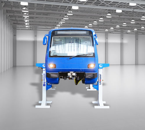 Railway vehicle lift system - Liftmaster - SIDEROS Engineering - hydraulic / for railway applications / control