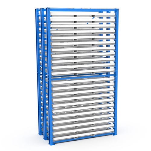 Metal sheet storage rack - SIDEROS Engineering