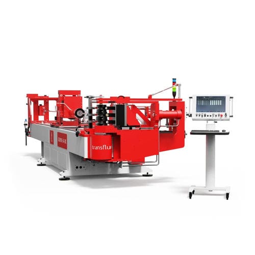 Hydraulic bending machine - DB 642 3A CNC - transfluid® Maschinenbau ...