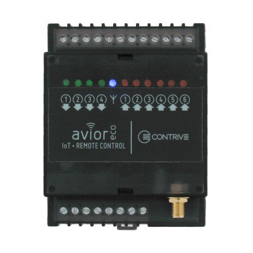 DIN rail programmable controller - AviorEco  - Contrive - analog inputs / digital input / 4-I
