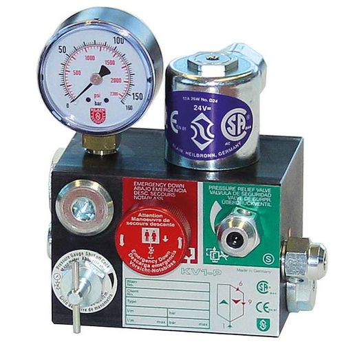 Hydraulicallyoperated valve KV 1P Blain Hydraulics GmbH for