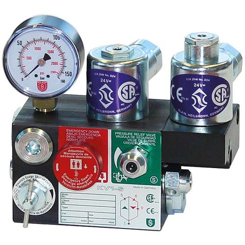 Hydraulicallyoperated valve KV 1S Blain Hydraulics GmbH for elevator