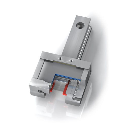 Pneumatic clamping element - SLK series - ACE Stoßdämpfer GmbH - mechanical / rail / linear guide