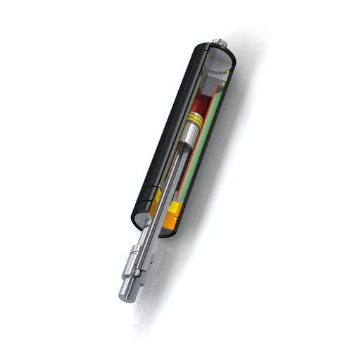 Steel gas spring - GZ-28 series - ACE Stoßdämpfer GmbH - for industrial use / traction