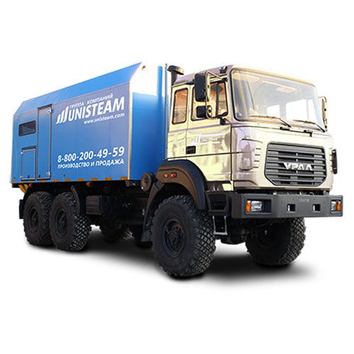 Fuel oil steam generator - PPUA 1600/100 series - UNISTEAM Business Group - mobile / truck-mounted