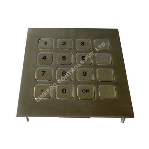 15-key keypad - LP 2320 4 X 4 - LINEPRO CONTROLS PVT.LTD - panel-mount / vandal-proof / waterproof