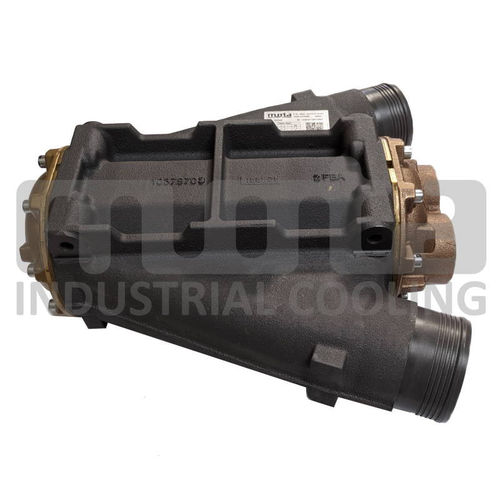 Multi-tube heat exchanger - CAC097-261-2/CN-BR - MOTA - air/water / air/oil / air/air