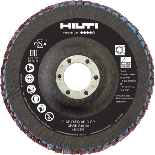 Finishing flap disc - AF-D - HILTI