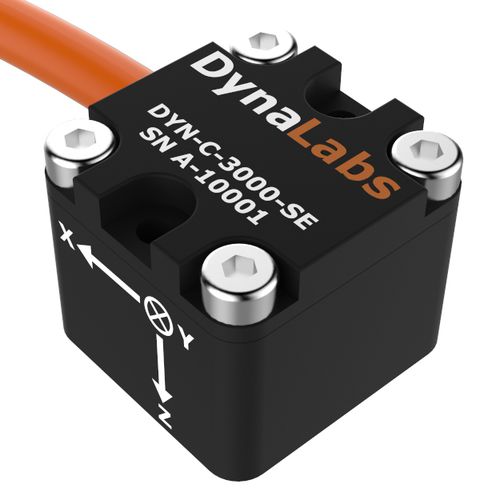 Triaxial accelerometer - 3000SE series - Dynalabs - capacitive / MEMS / with TEDS
