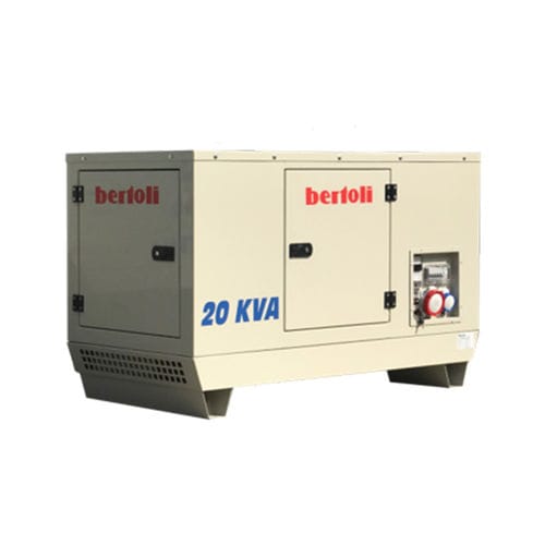 Diesel generator set - Bertoli - three-phase / single-phase / air-cooled
